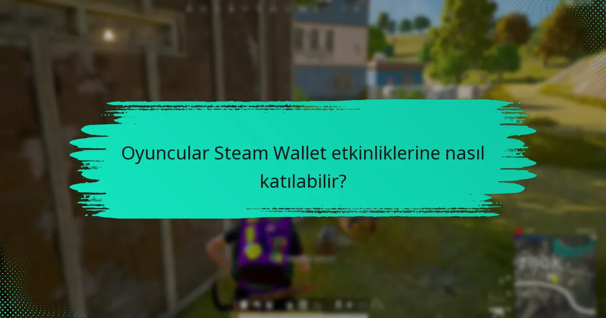 Steam Wallet etkinlikleriyle ilişkili tanıtım faaliyetleri nelerdir?